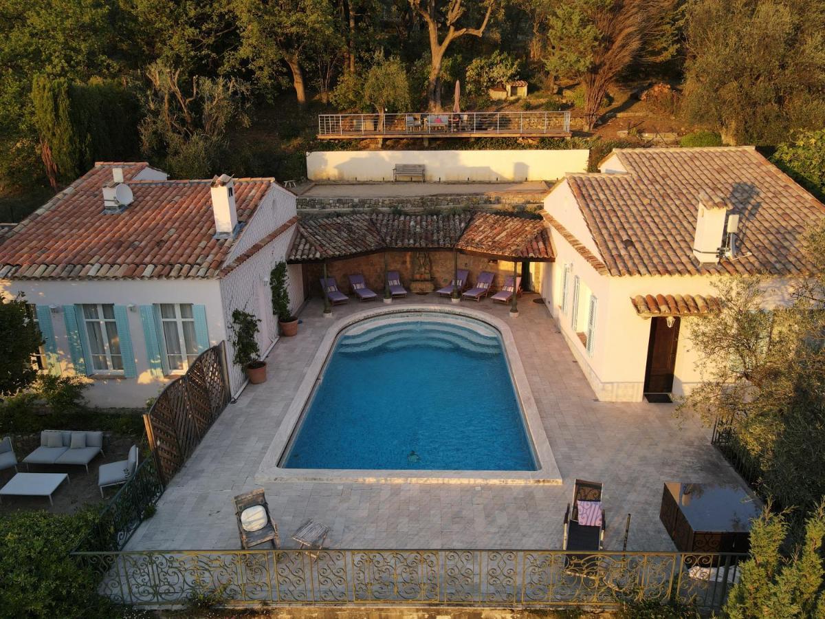 Apartment Cezanne With Heated Pool And Private Garden Chateauneuf-Grasse 外观 照片